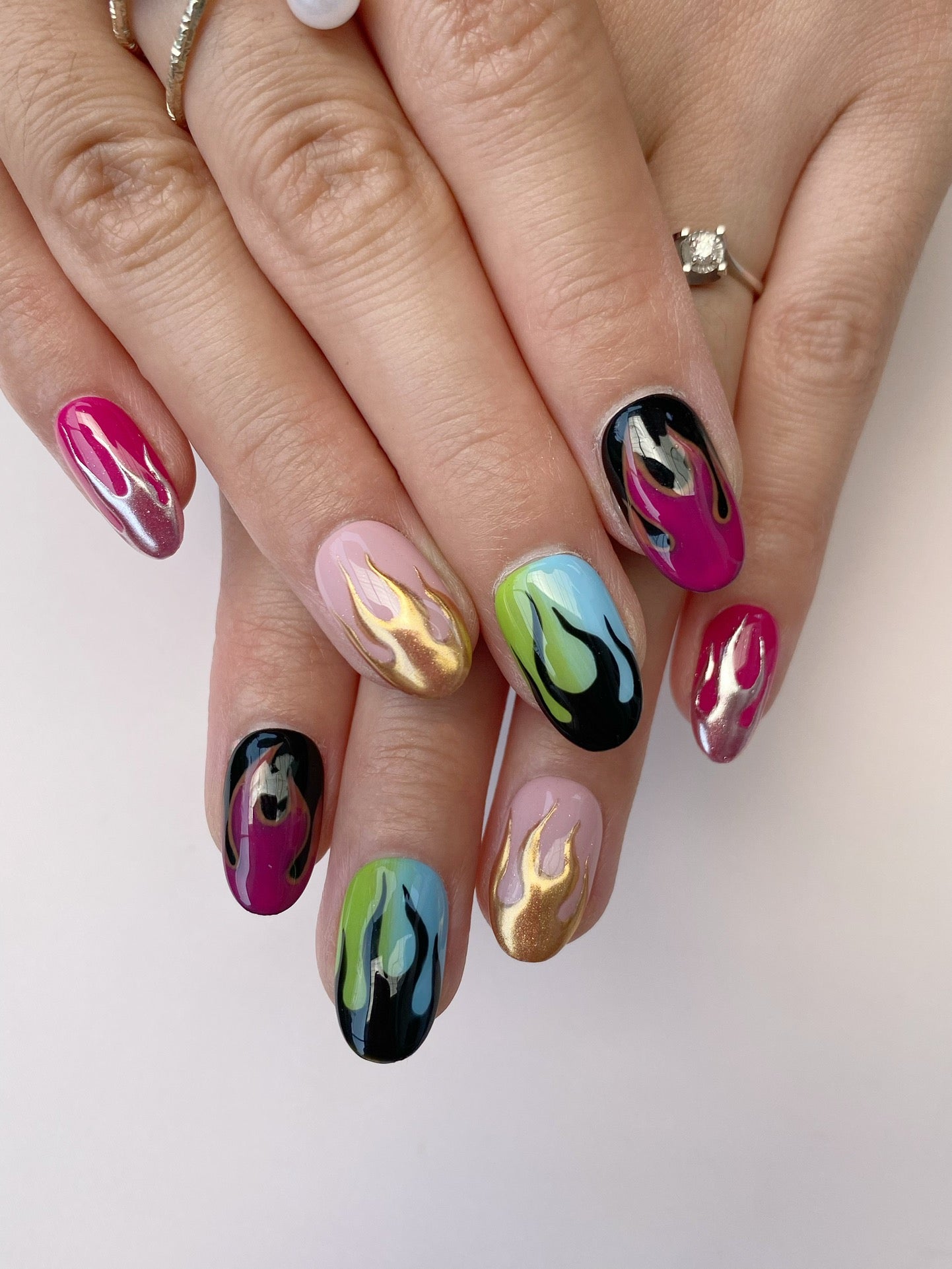 Rainbow Flame