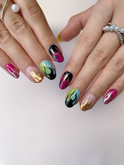 Rainbow Flame